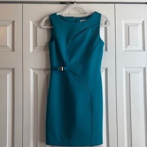 Calvin Klein Teal Cocktail Dress